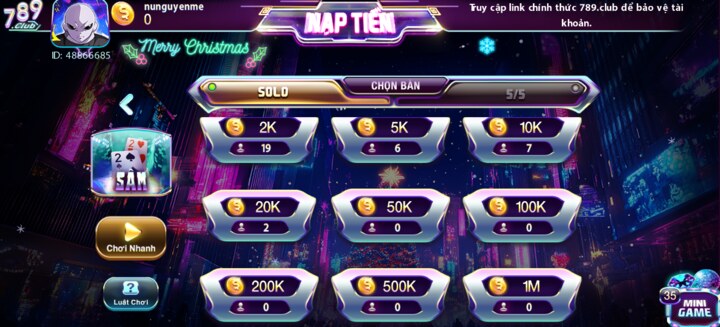 Game bài Sâm 789club có gì hấp dẫn? 